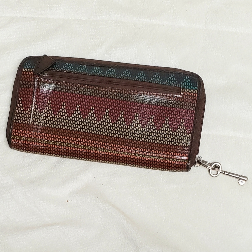 Fossil Key-Per Zip Multi Compartment Wallet - image 2